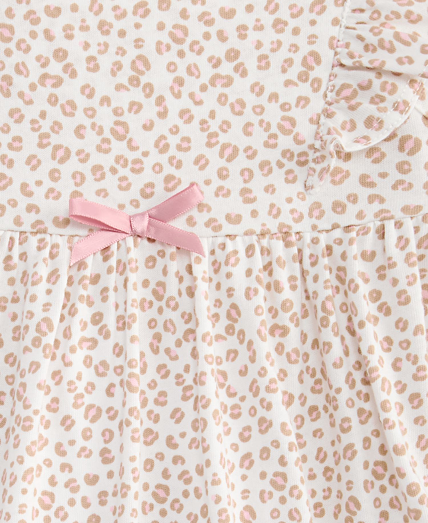 Baby Girls' 0M-24M Leopard-Print Skirted Sunsuit