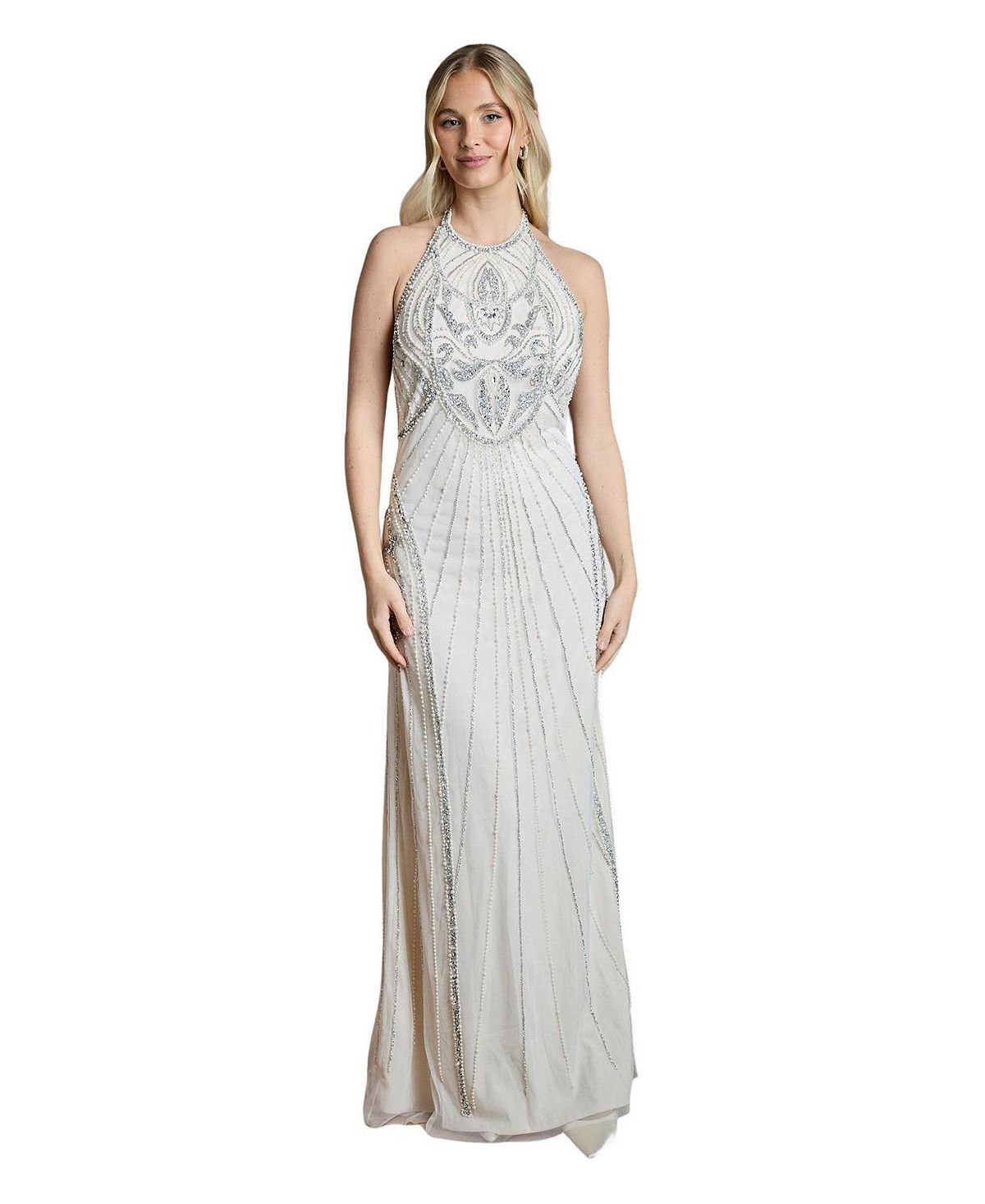 Coast Women's Embellished Halterneck Maxi Dress view 1 — MAYCSS fashion products