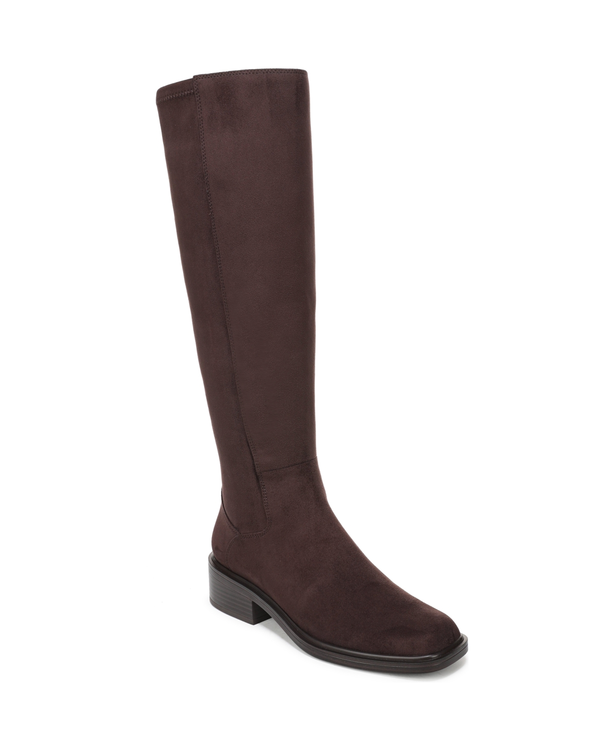 Franco Sarto Franco Gisella Knee High Boot (Hickory Brown Faux Suede) 7.5 M Square Toe