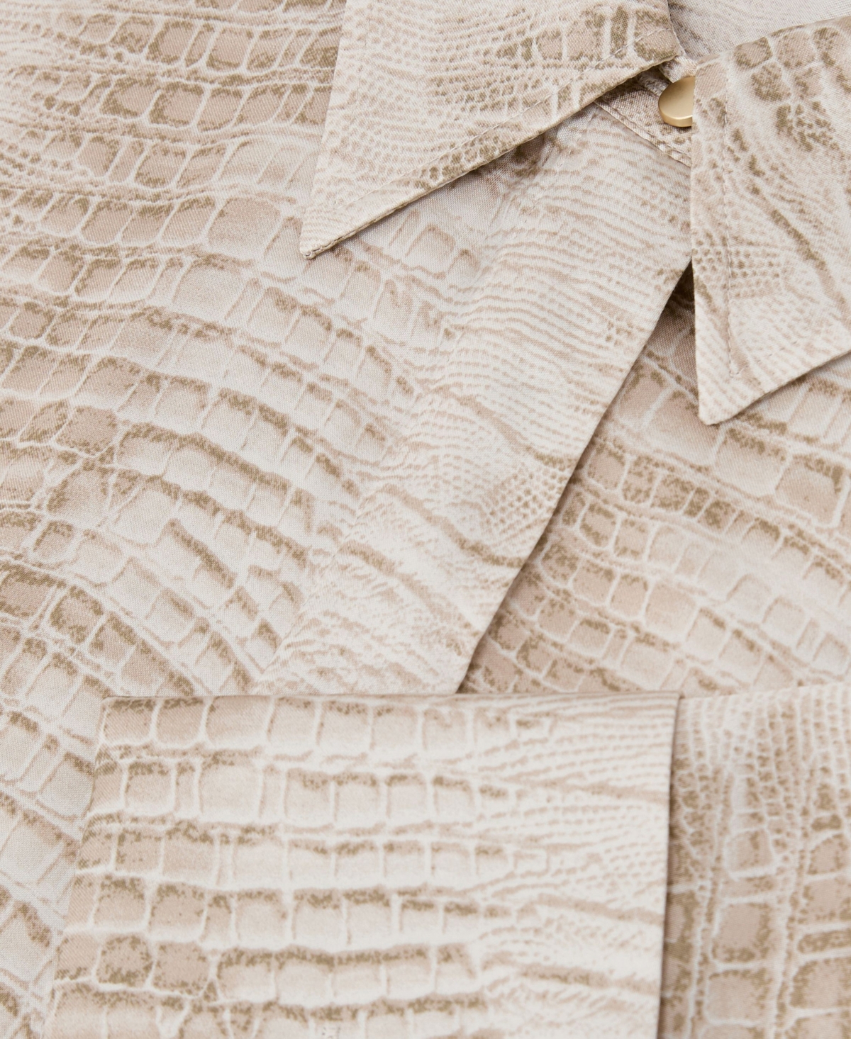Reiss Women's Annie Snake Print Shirt