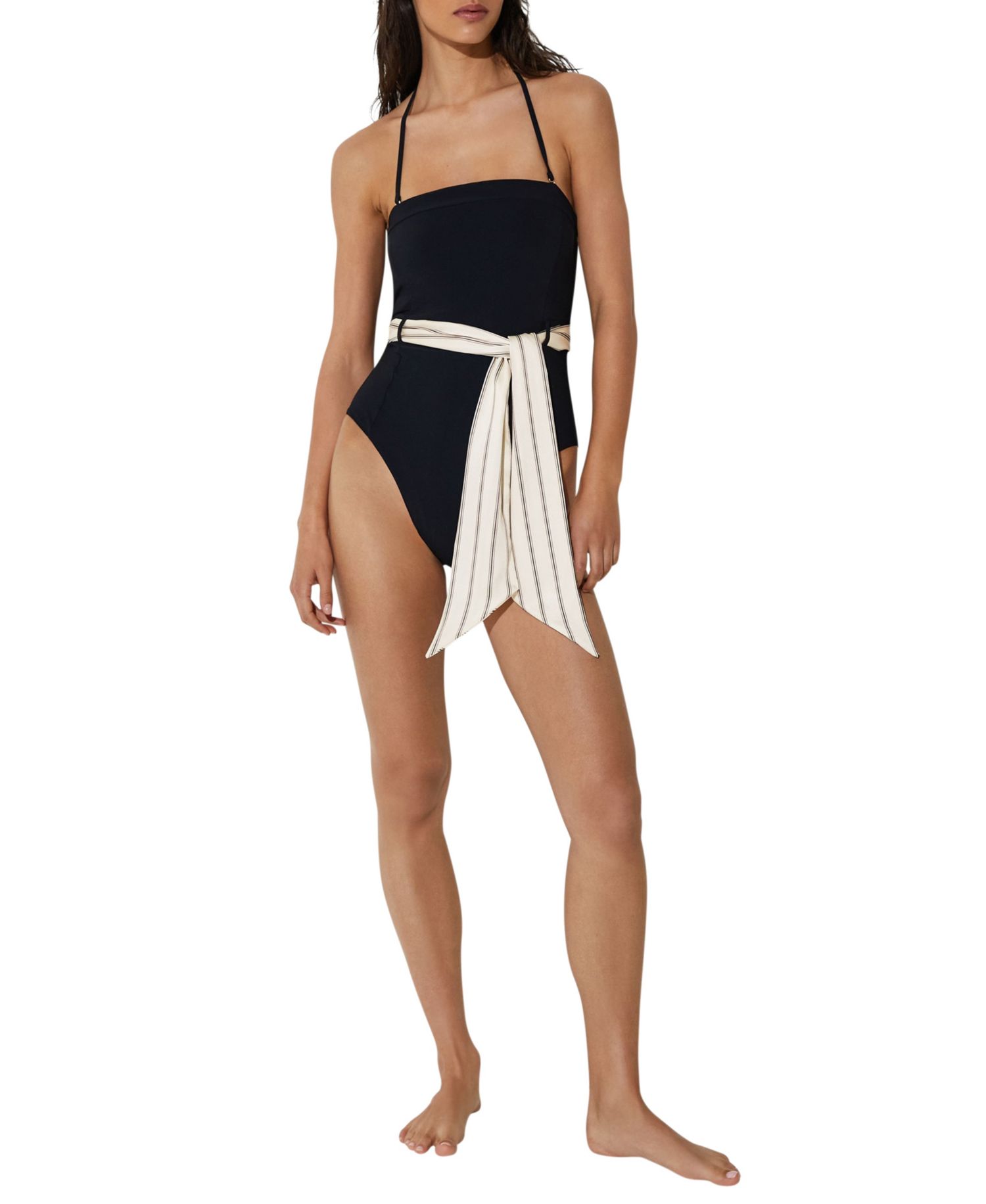Women's Etienne Bandeau Printed Swimsuit