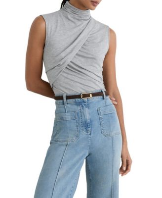 Women's Wanda Ruched High Neck Top