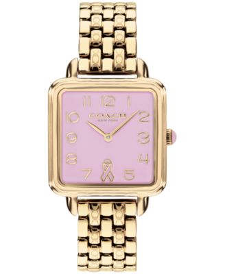 Women's Cass Gold-Tone Stainless Steel Bracelet Watch 28mm