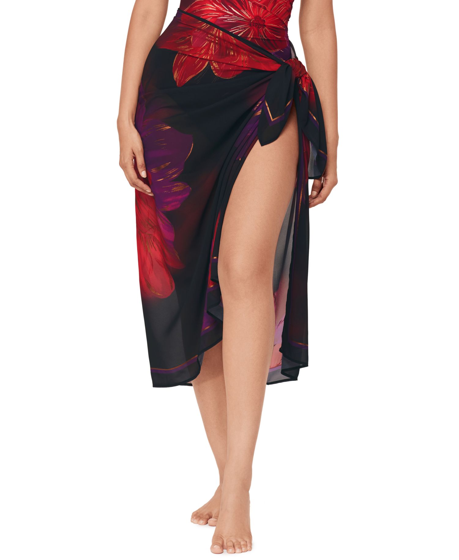 Women's Petali Rosa Swim Cover-Up Pareo