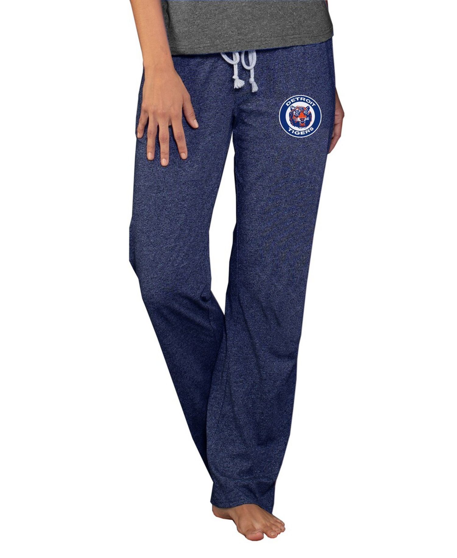 Women's Navy Detroit Tigers Cooperstown Quest Knit Pants