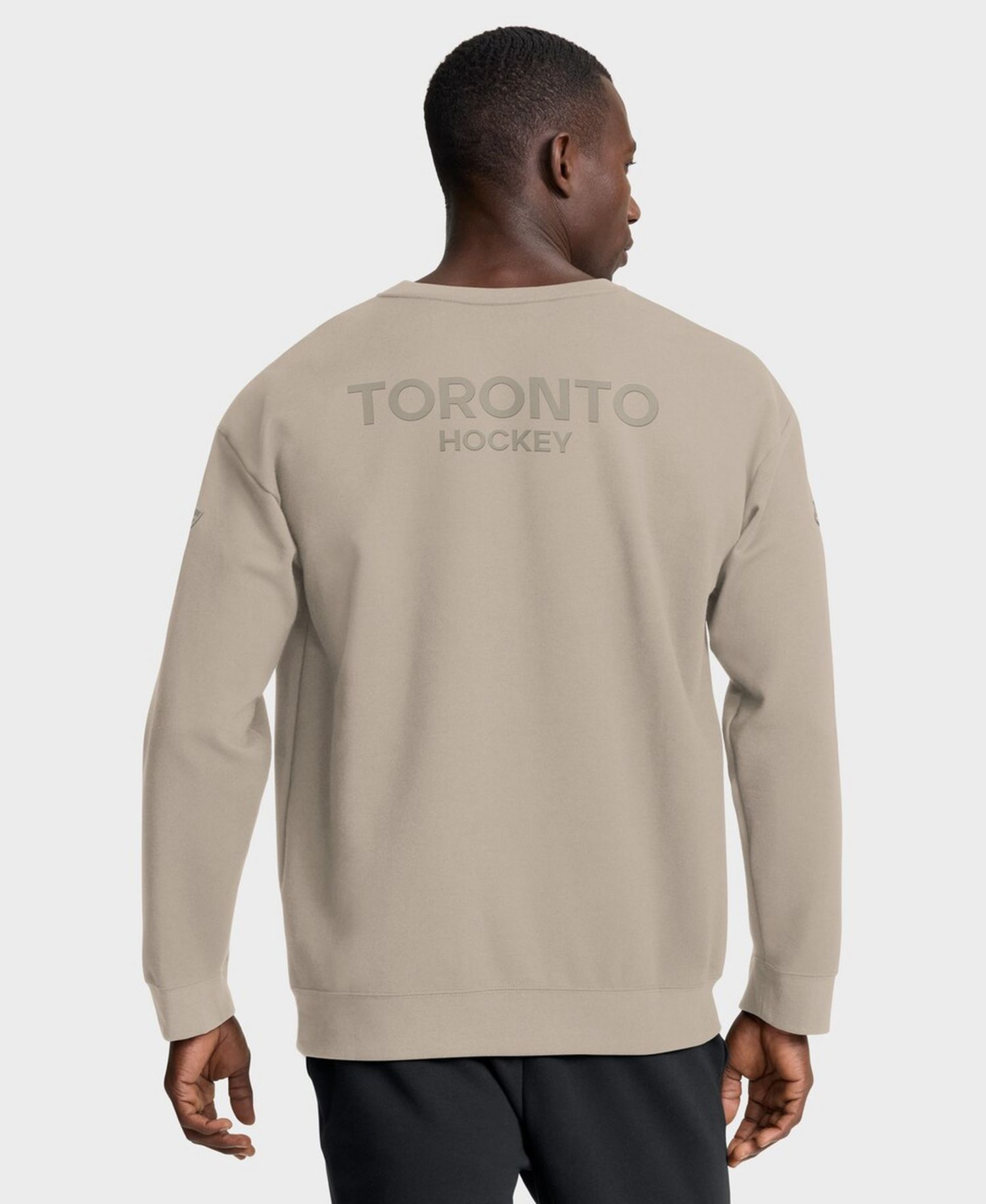 Men's Tan Toronto Maple Leaf Authentic Pro Road Tri-Blend Sweatshirt