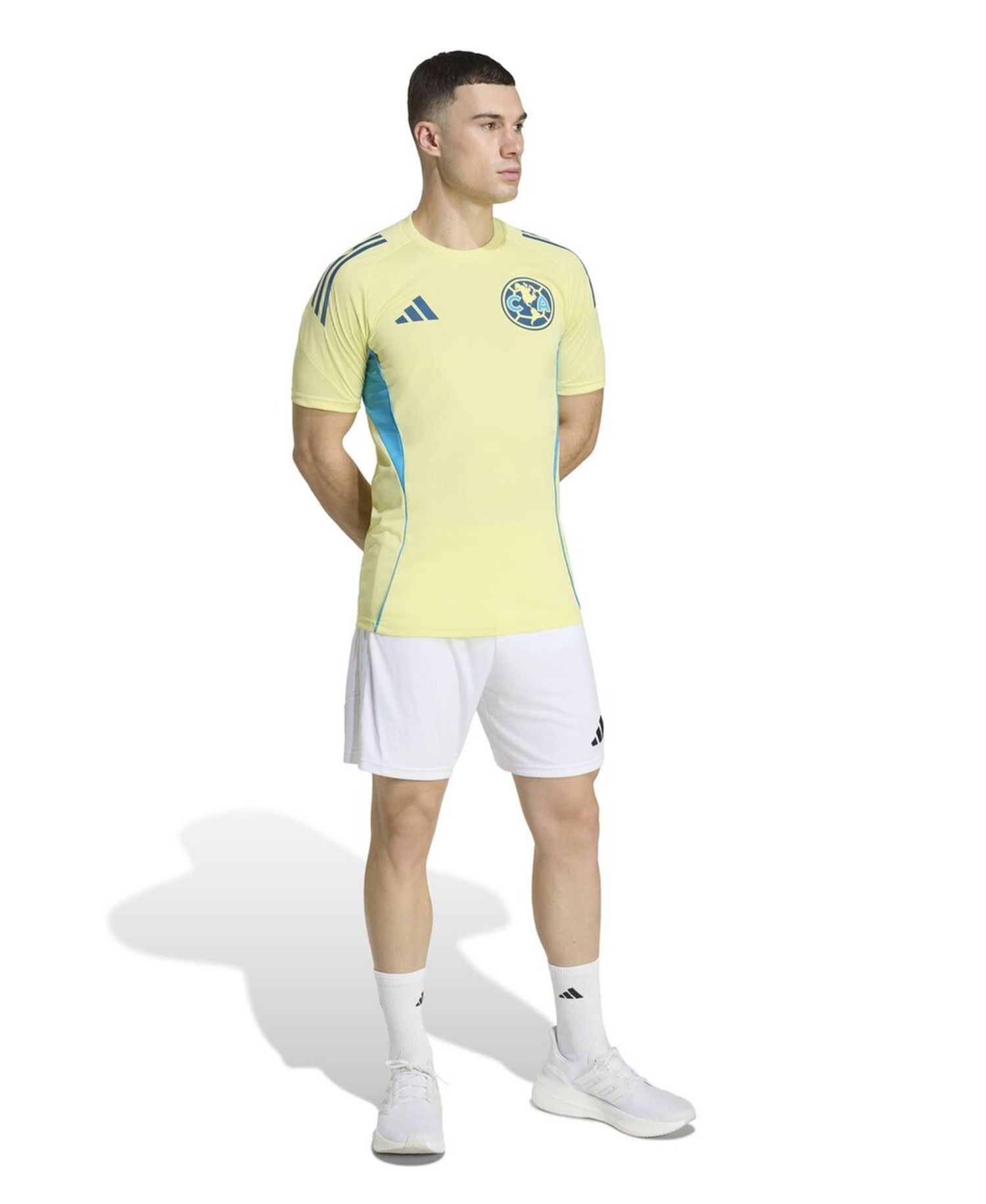 Men's Yellow Club America Tiro 2025/26 AEROREADY Training Jersey