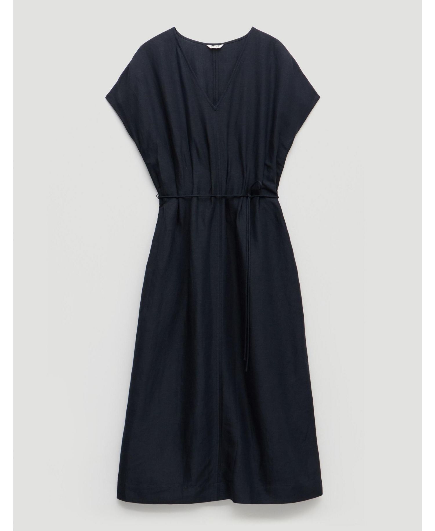 Women's Remy Pleated Linen Blend Midi Dress