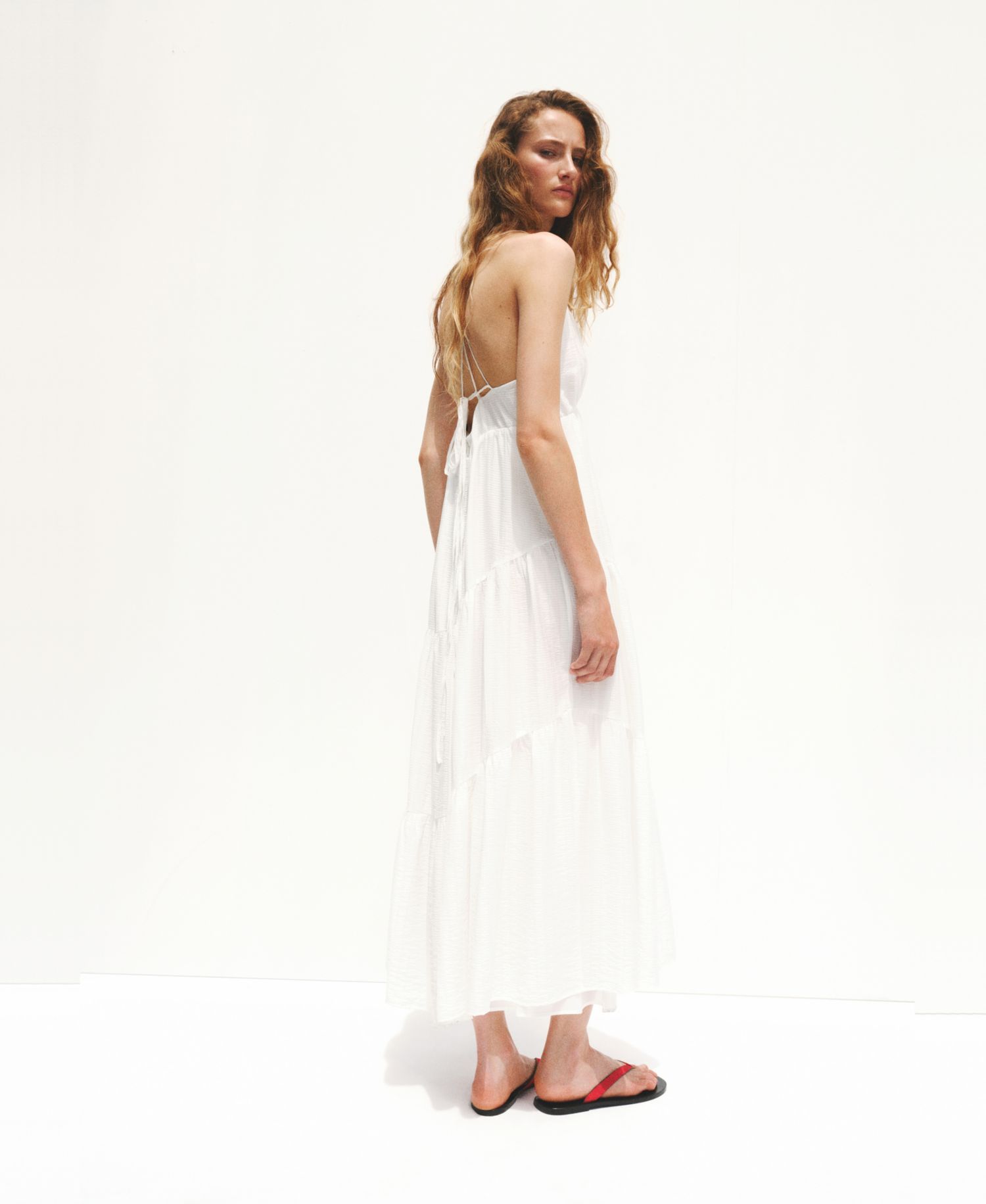 Women's Ruffled A-Line Dress