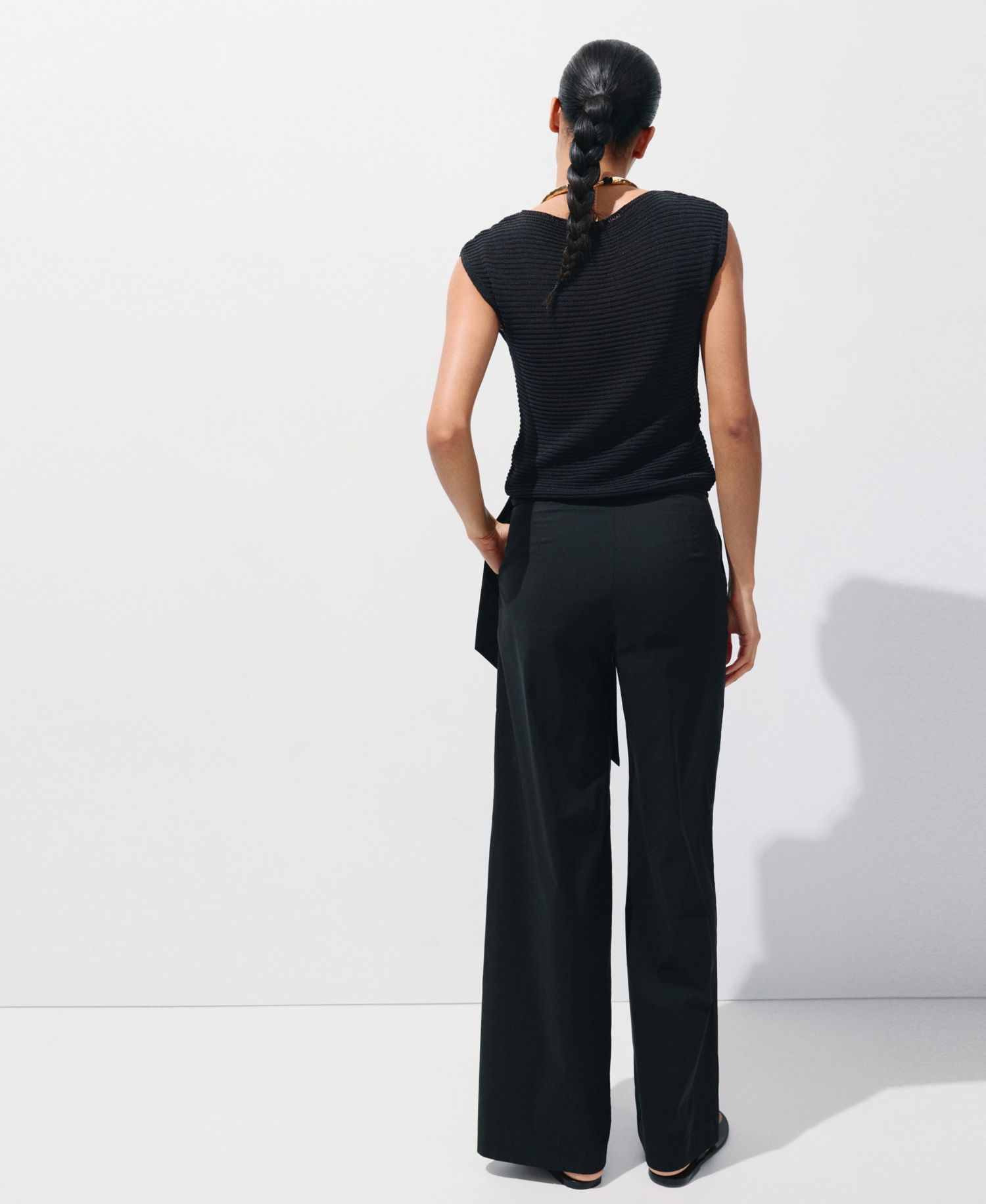 Women's Bow Straight Pants