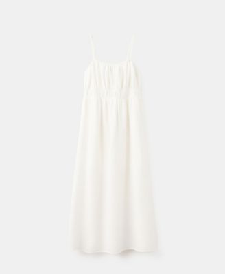 Women's Crinkled Shirred Dress