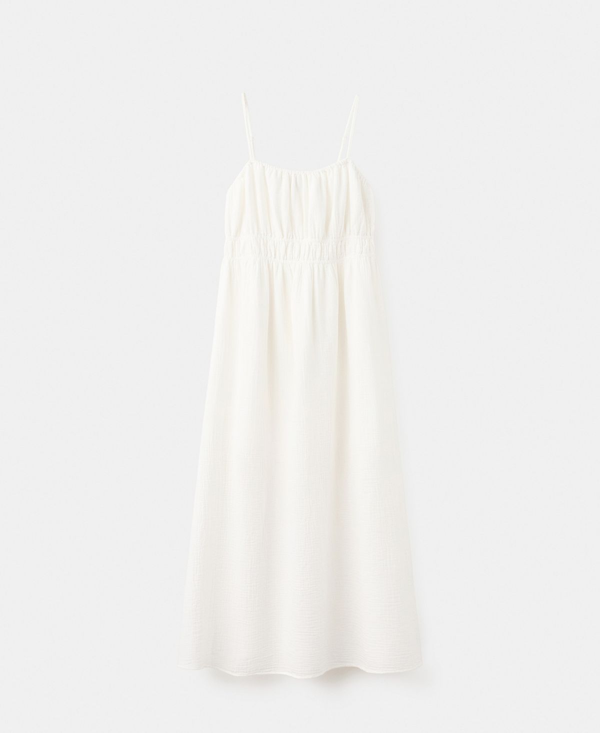 Mango Women's Crinkled Shirred Dress view 1 — MAYCSS fashion products