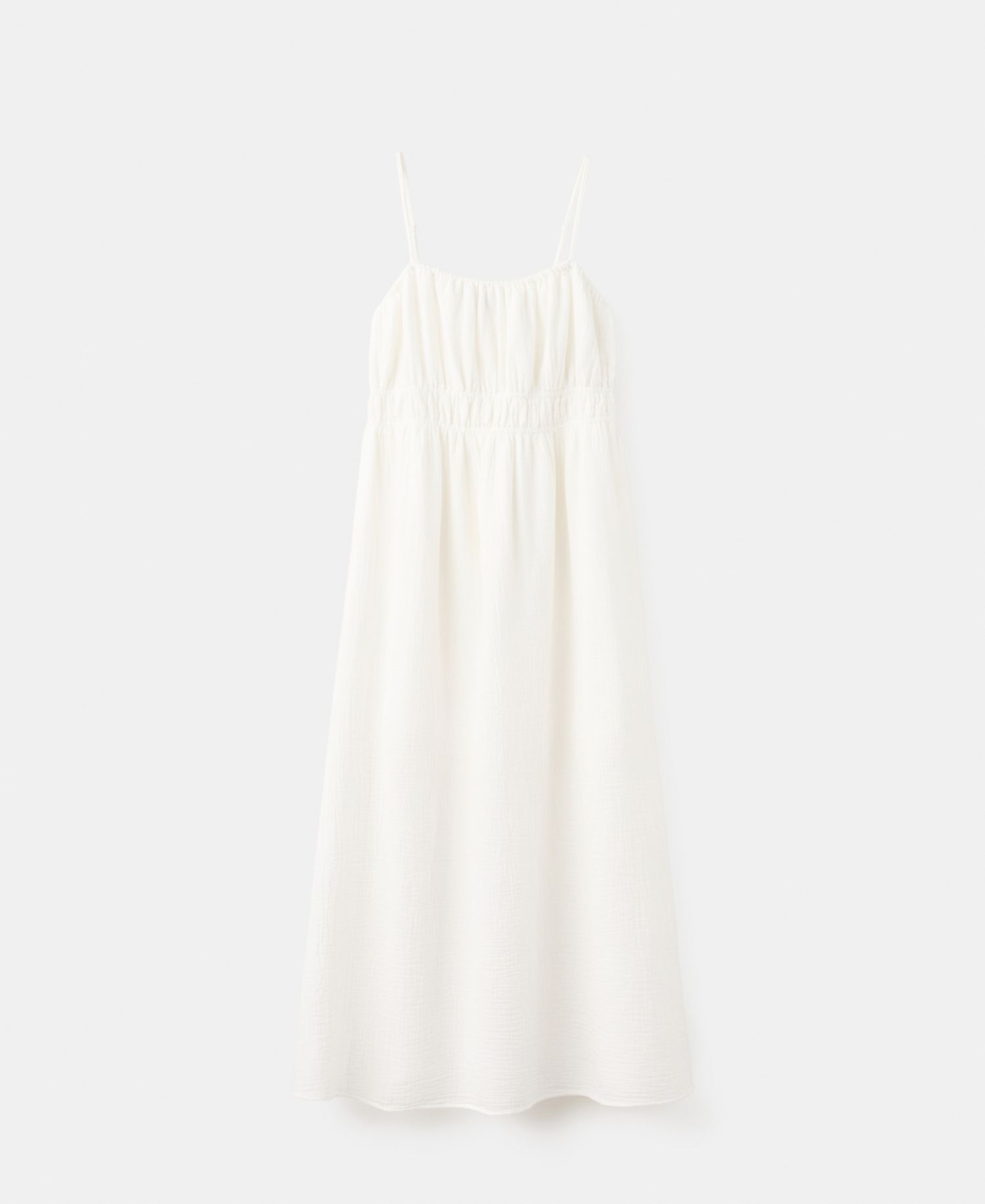 Women's Crinkled Shirred Dress