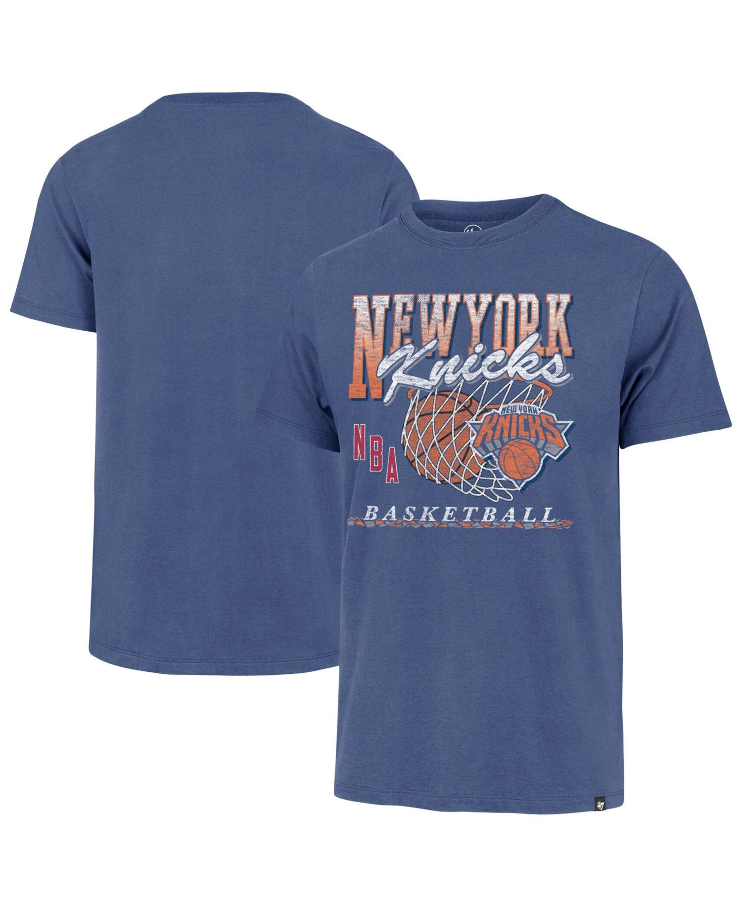 Men's Blue New York Knicks Big & Tall Bucket T-Shirt