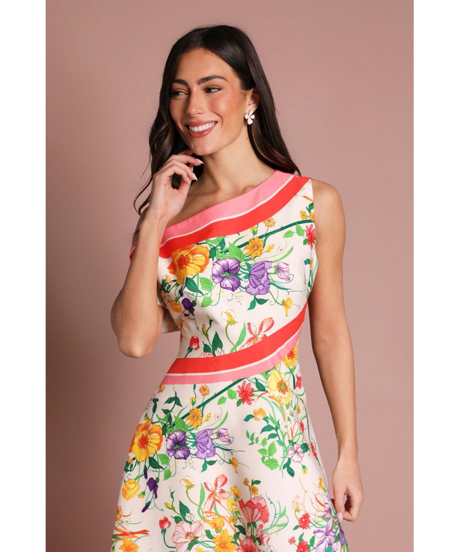Women's Off Shoulder Satin Midi Dress