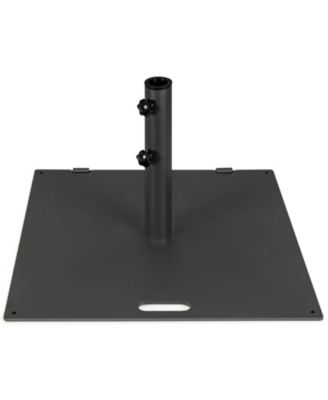 Heavy-Duty Square Umbrella Base with Handle and Wheels (50 lbs)