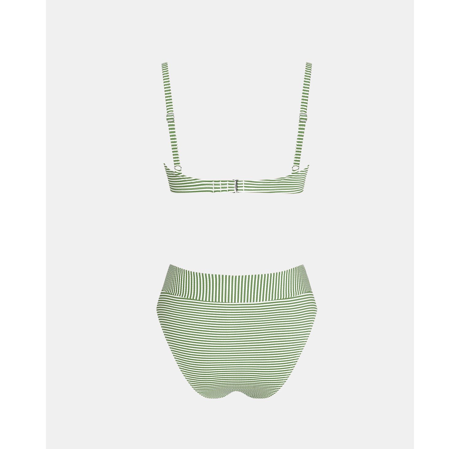 Women's U Wire Striped Bikini Set