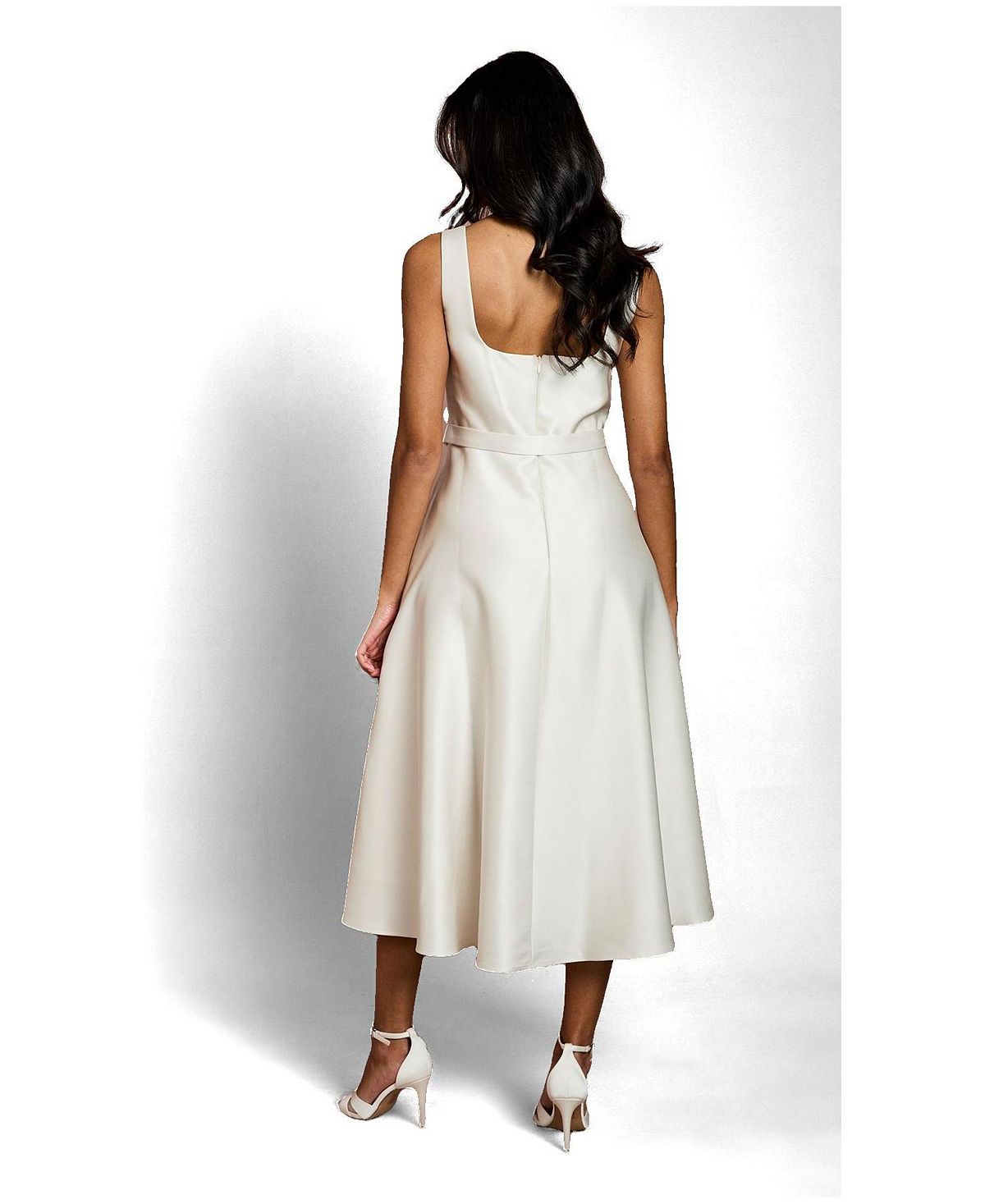Coast Women's Belted Midi Dress view 3 — MAYCSS fashion products