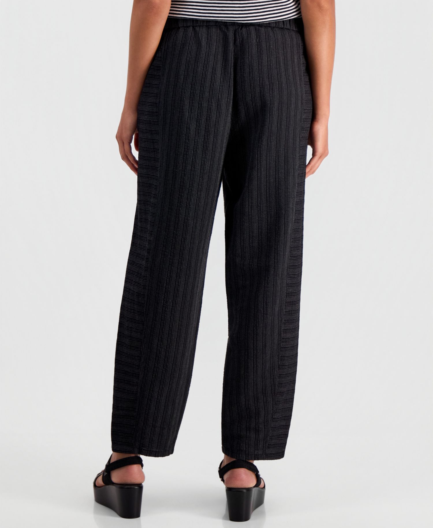 Women's High-Rise Ankle Lantern Pants