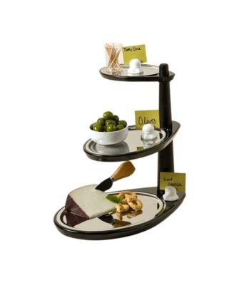 Space-Saving Swivel Serving Stand