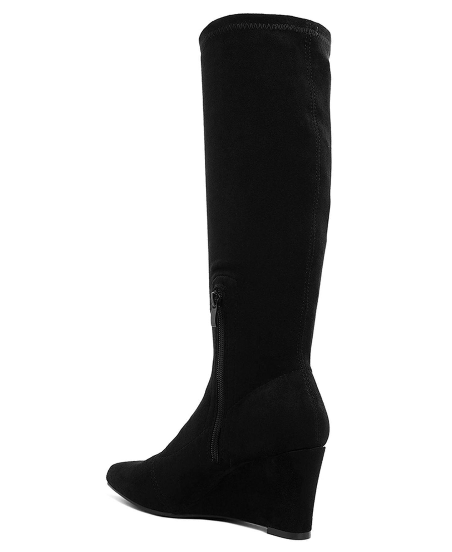 Женские ботинки London Rag Tulsha Microfiber Wedge Heel, цвет: Чёрный, вариант 1 — фото 8