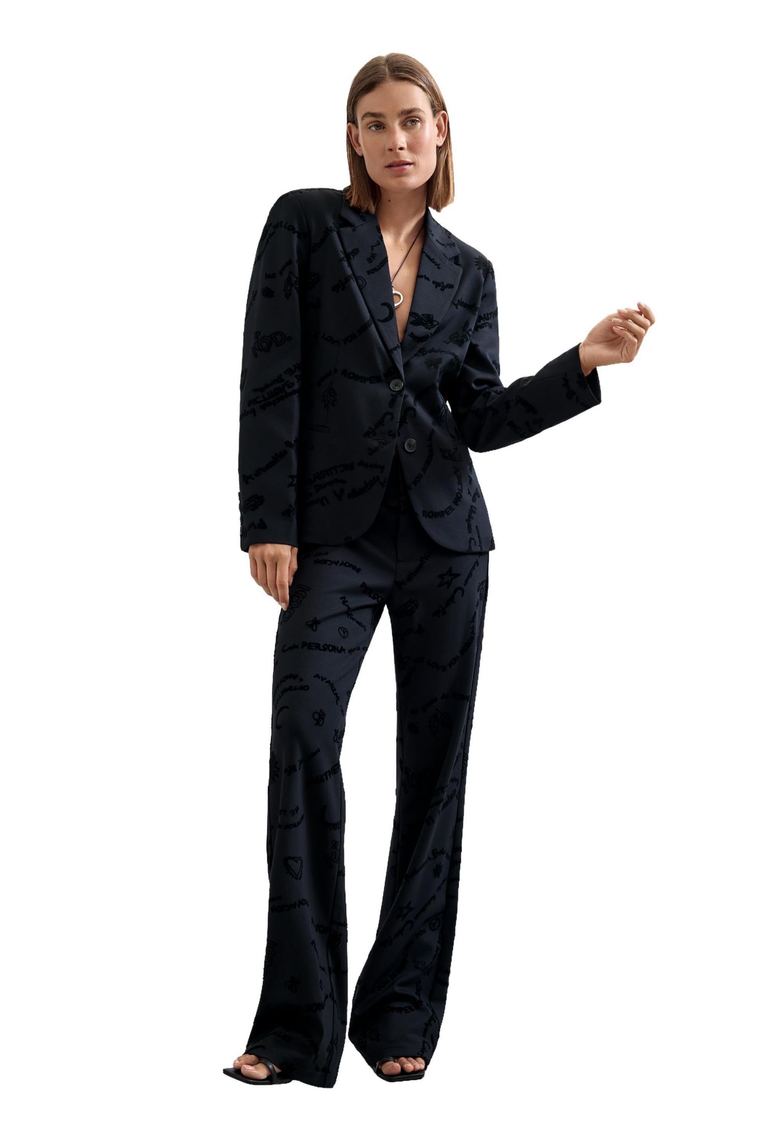 Women's Flocked blazer