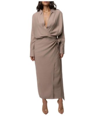 Women's Skyline Wrap Midi Dress