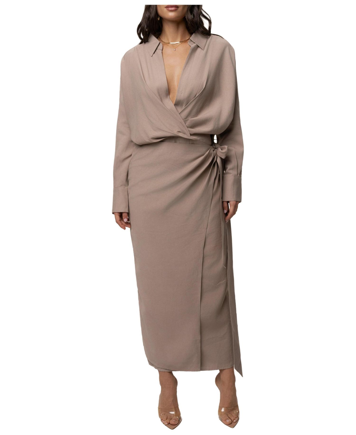 Women's Skyline Wrap Midi Dress