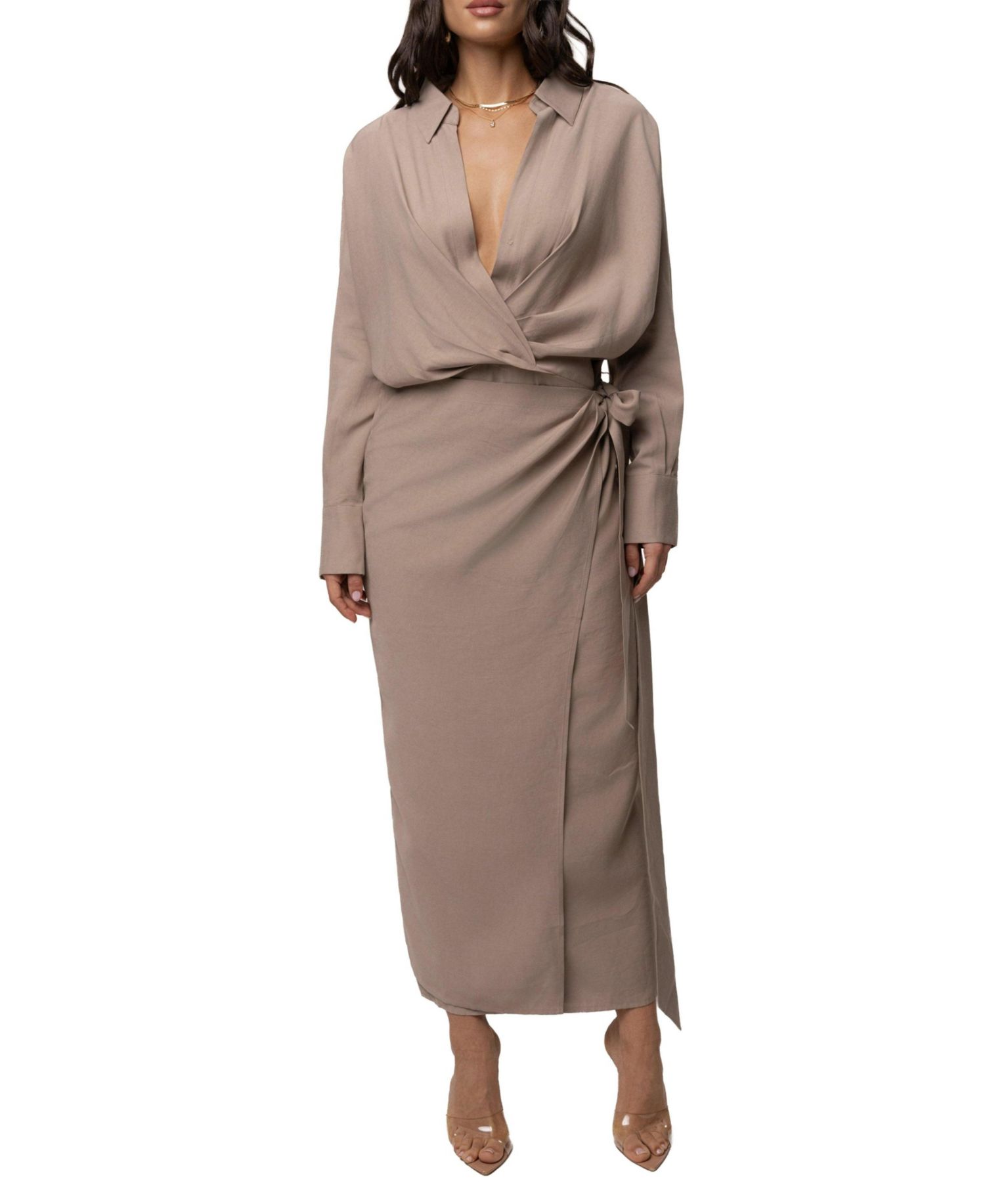 Women's Skyline Wrap Midi Dress