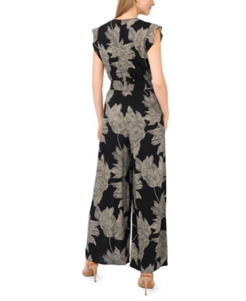 Женские Vince Camuto Women's Flutter-Sleeve Wide-Leg Jumpsuit
