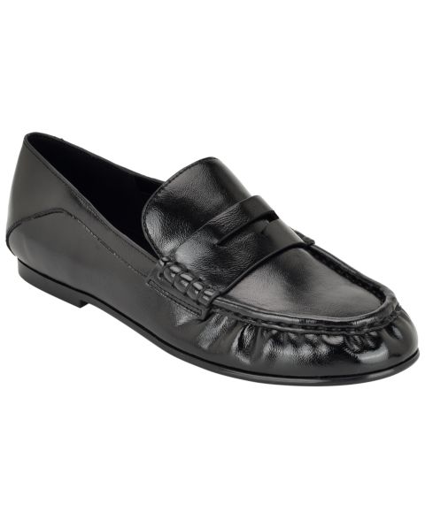 Женские туфли Nine West Rasco Slip-On Penny, цвет: Чёрный лаковый