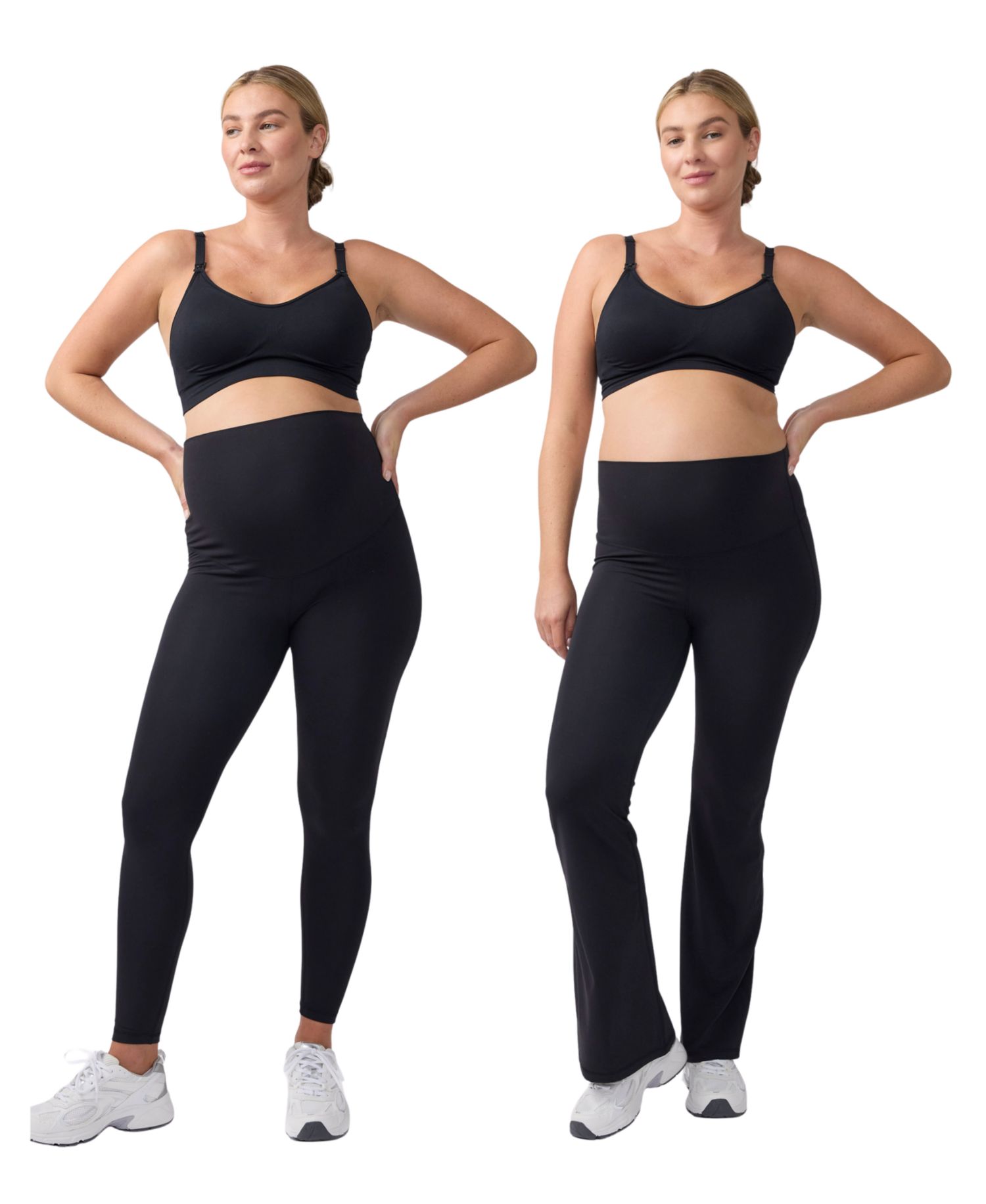 Women's Ingrid + Isabel Flare/Contour Active Legging Bundle 2-Pack
