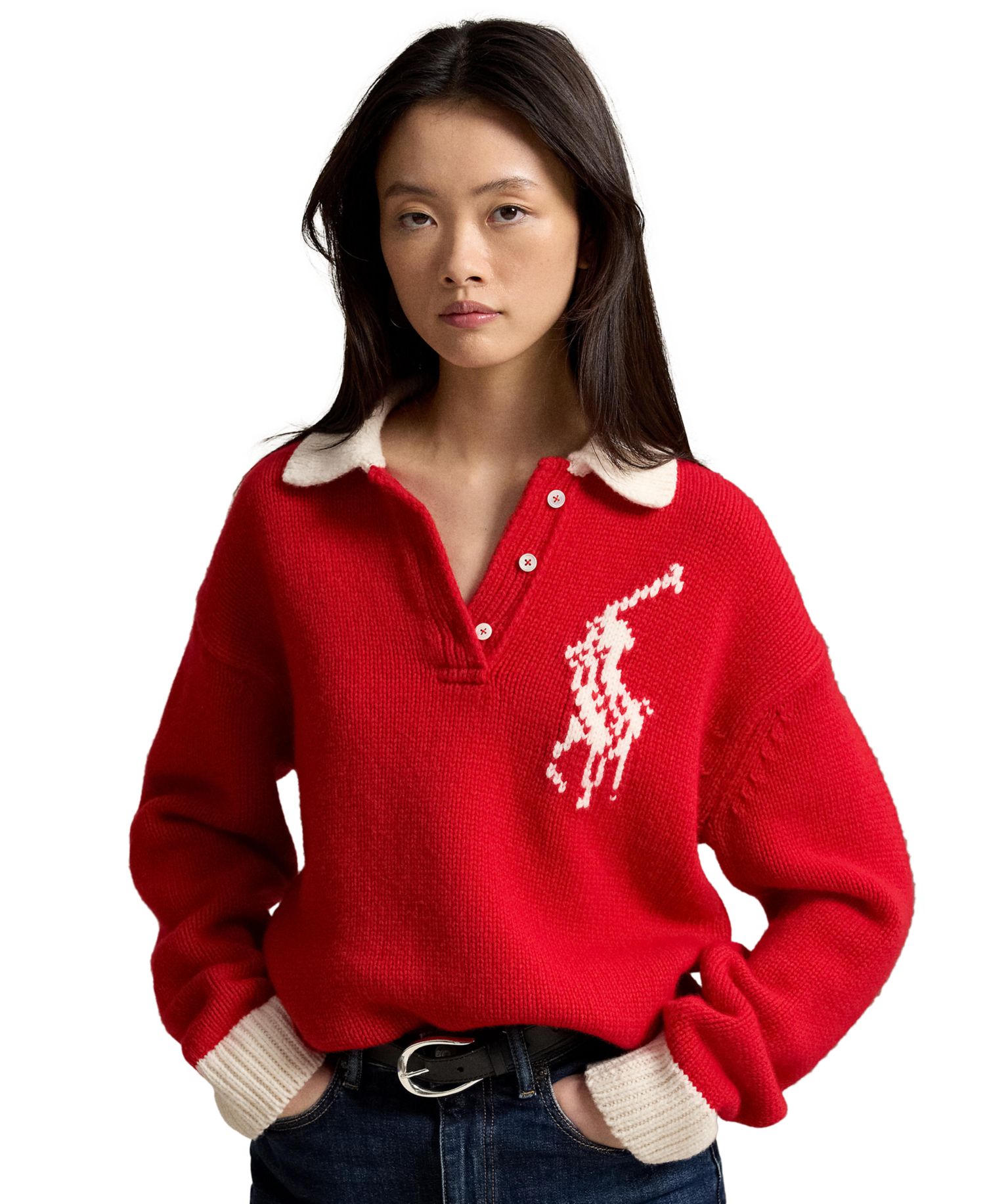 Women's Big Pony Rugby Sweater
