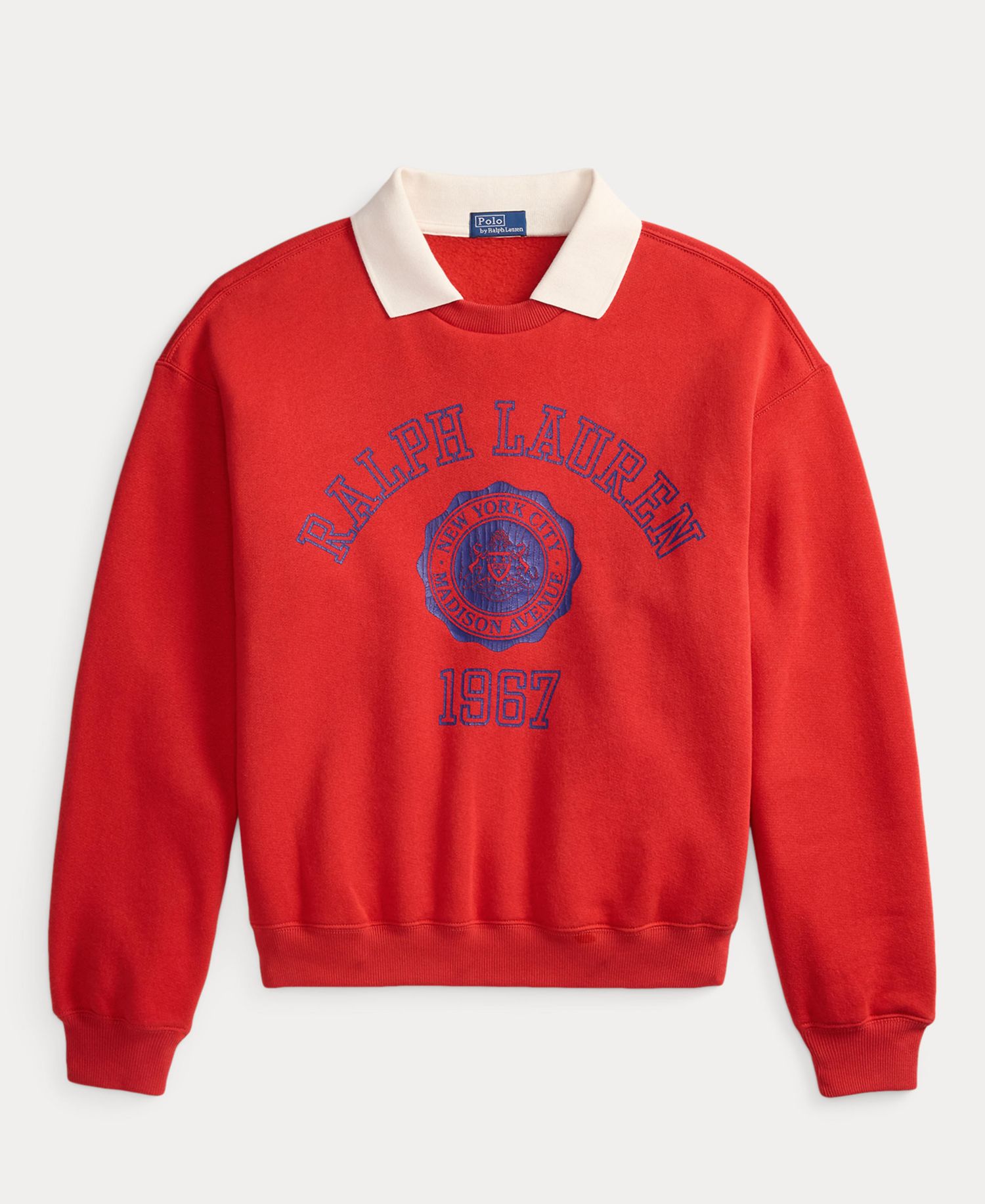 Women's Polo Collar Crewneck Sweatshirt