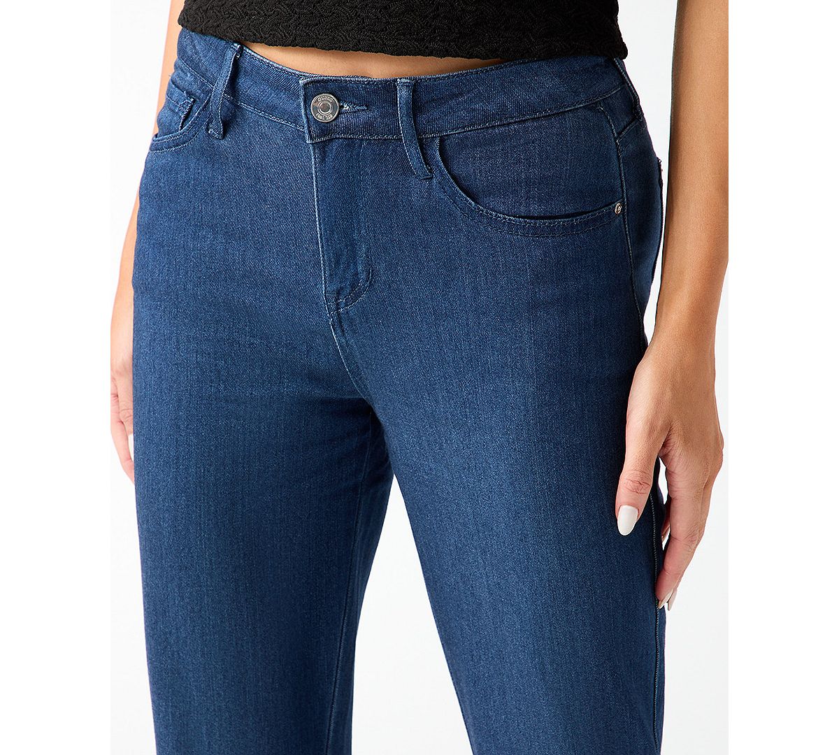 GUESS Women's Carter Mid-Rise Flare Jeans view 3 — MAYCSS fashion products