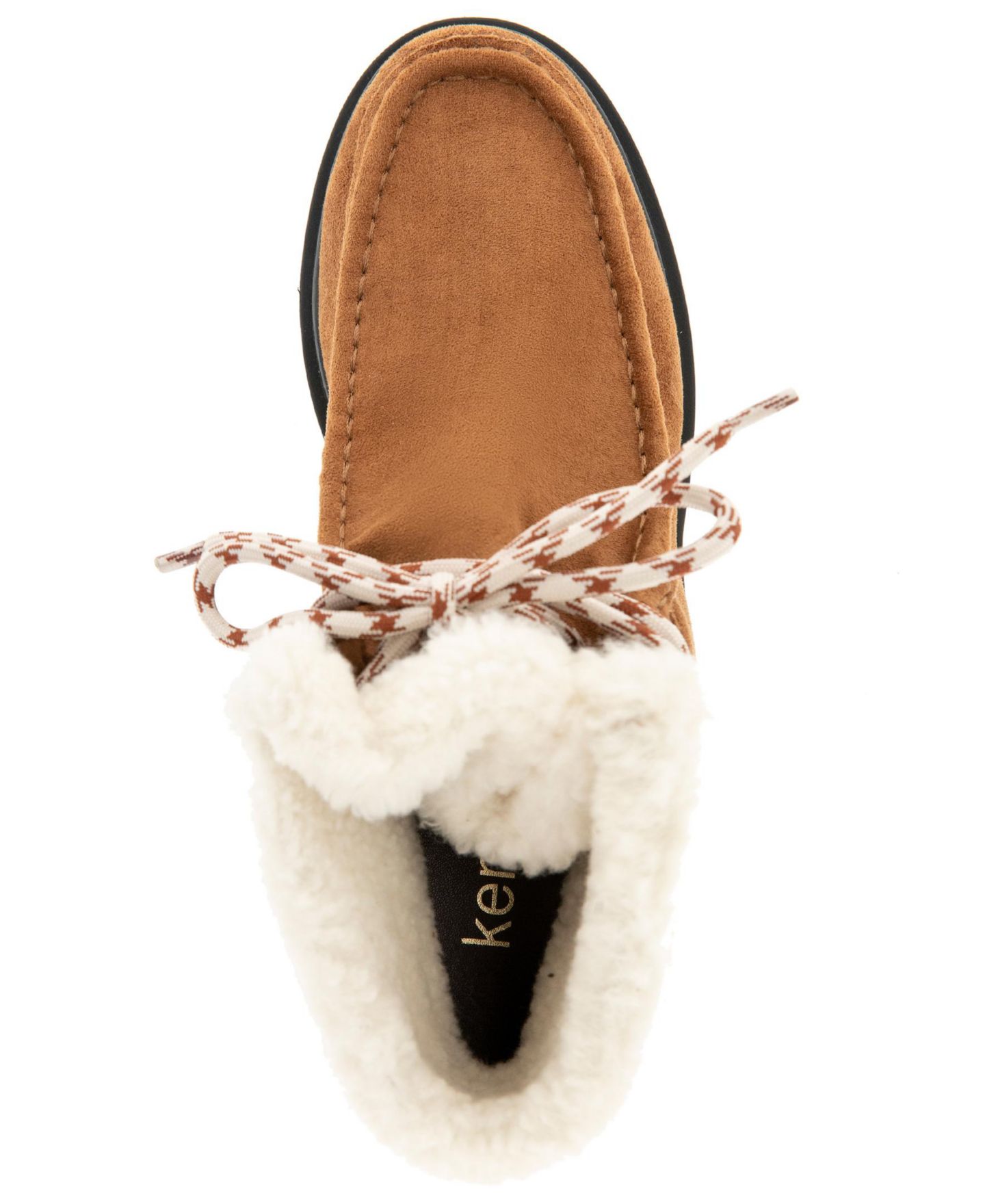 Женские ботинки Kensie Eloise Lug Sole Fur Lined Bootie, цвет: Ореховый — фото 4