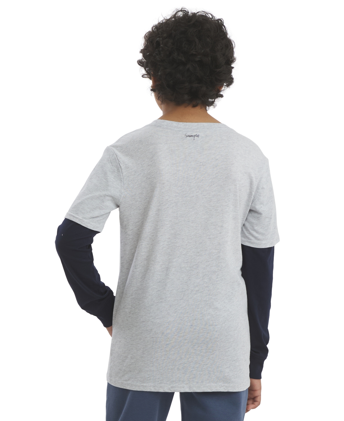 Champion Boys' 8-20 Hangdown Long-Sleeve T-Shirt