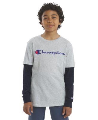 Boys' 8-20 Hangdown Long-Sleeve T-Shirt