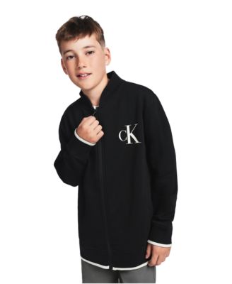 Boys' 8-20 Long-Sleeve Bomber Sweatshirt