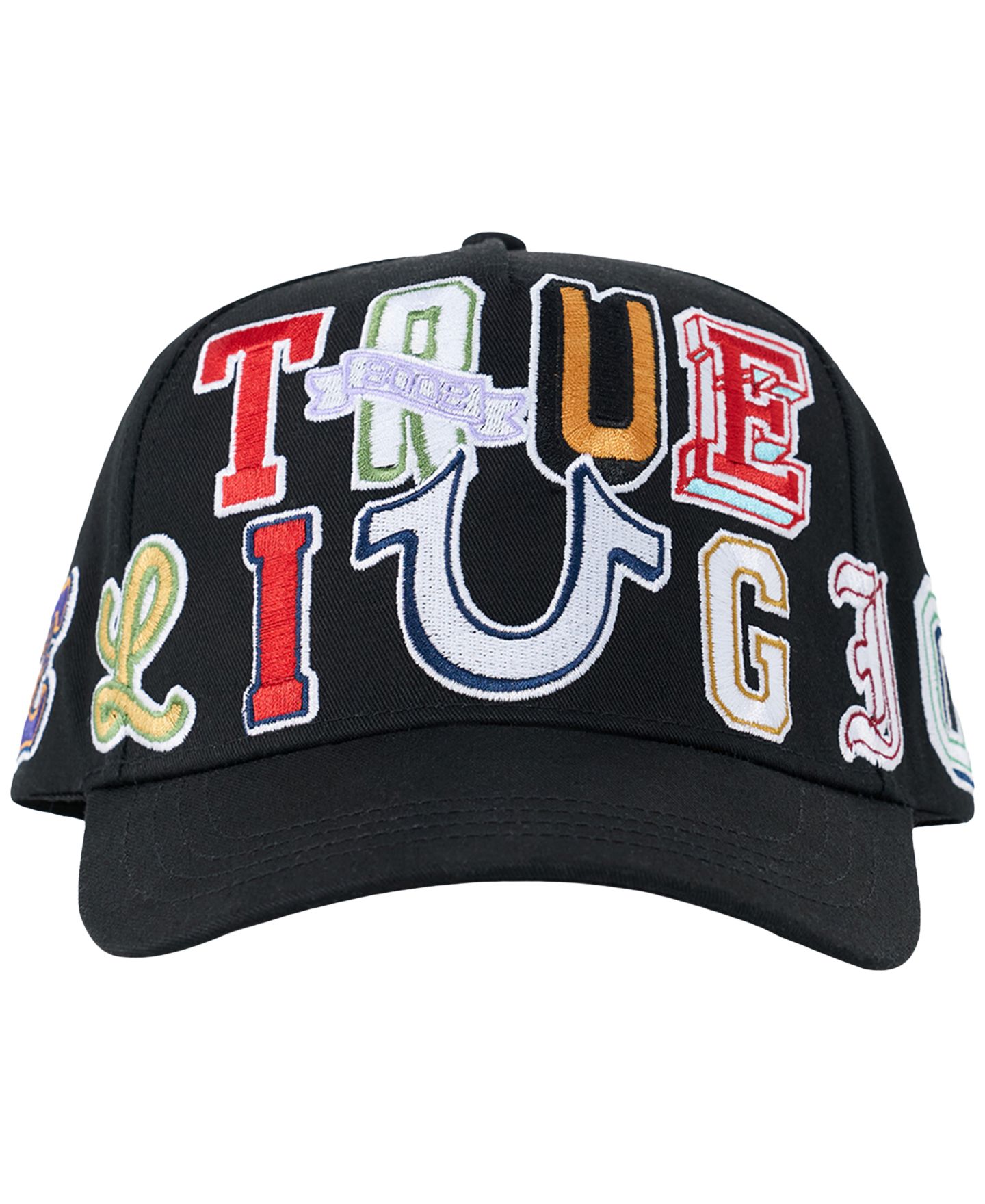 Мужские кепки True Religion Bold Logo Horseshoe, цвет: Угольно-чёрный — фото 3