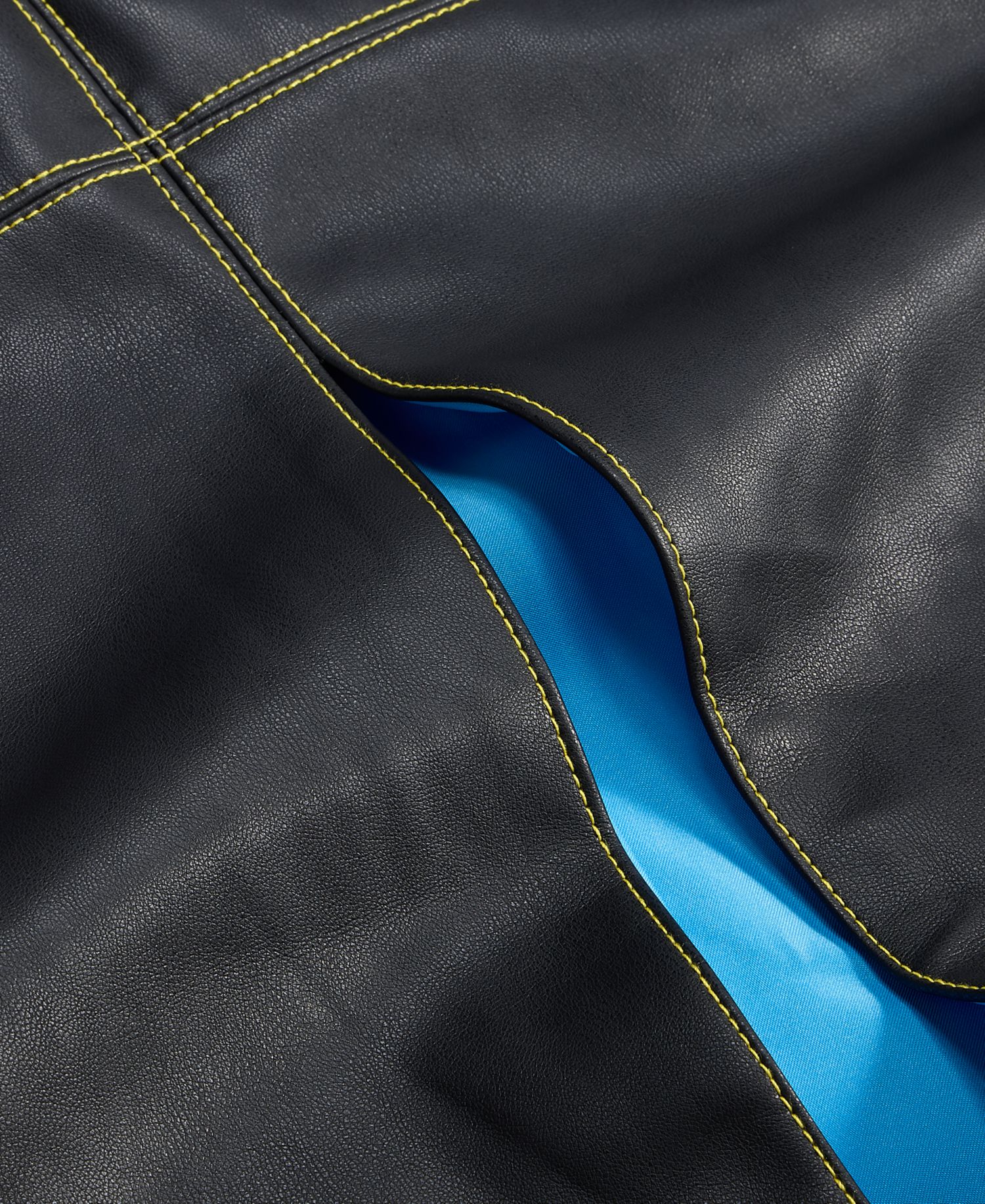 Women's High-Slit Faux-Leather Maxi Skirt