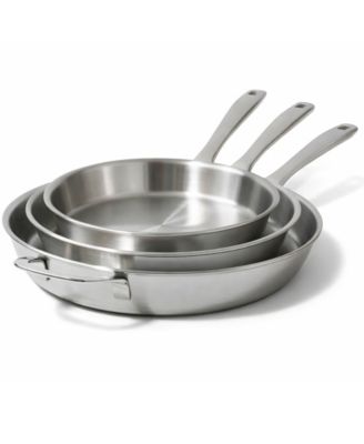 Maestro 5-Ply Stainless Steel Frying Pan 3-Piece Set