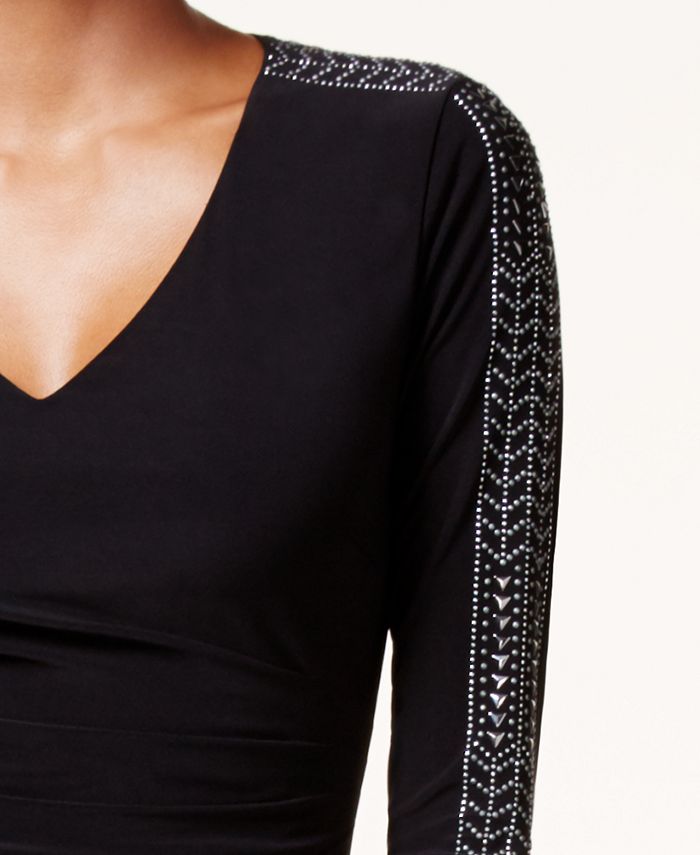 Guess studded sales ruched sheath dress