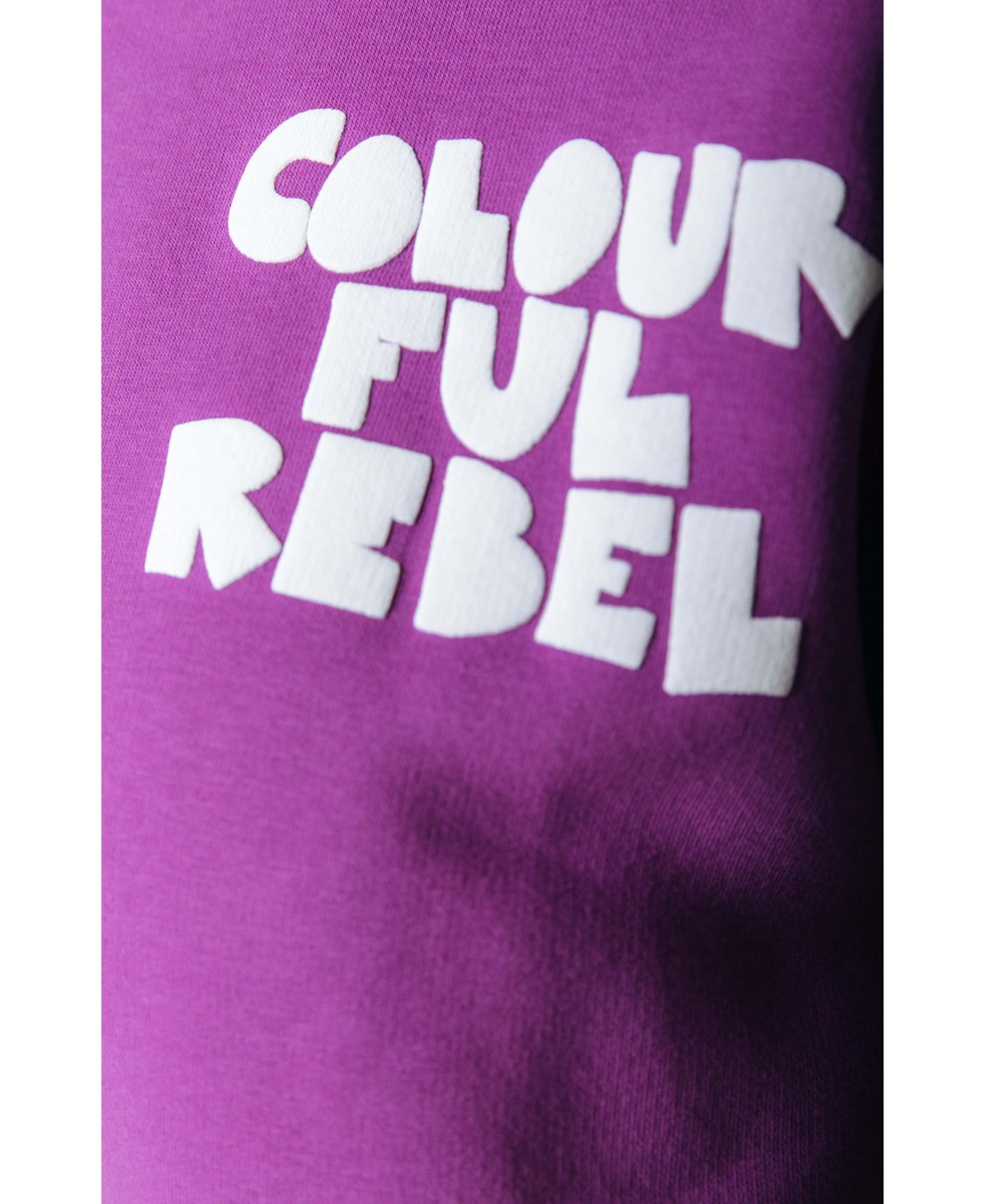 Colourful Rebel Women's Logo Wave Puff Relaxed Sweat, цвет: Пастельный розовый — фото 3