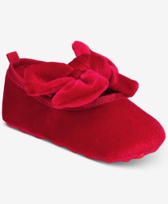 Baby Girls' Velvet Soft Ballet Flats