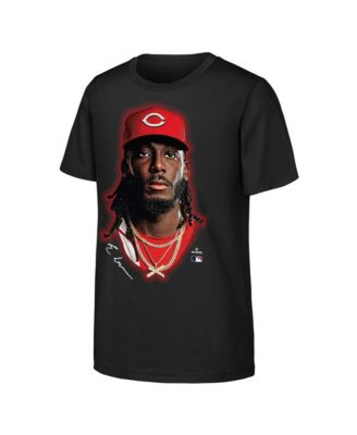 Big Boys and Girls Elly De La Cruz Black Cincinnati Reds Headliner T-Shirt