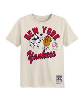 Preschool Natural New York Yankees Snack T-Shirt