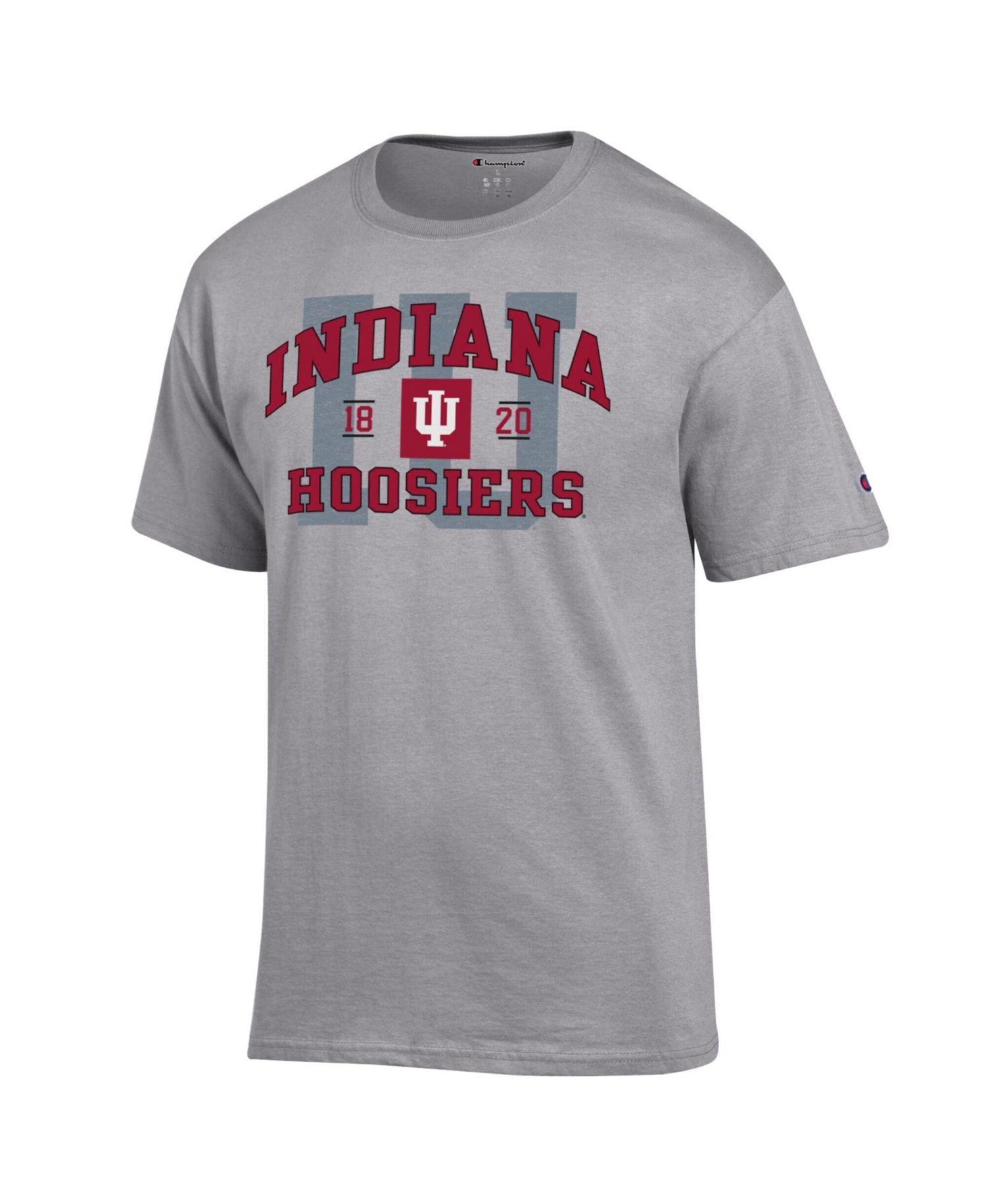 Men's Heather Gray Indiana Hoosiers Varsity T-Shirt