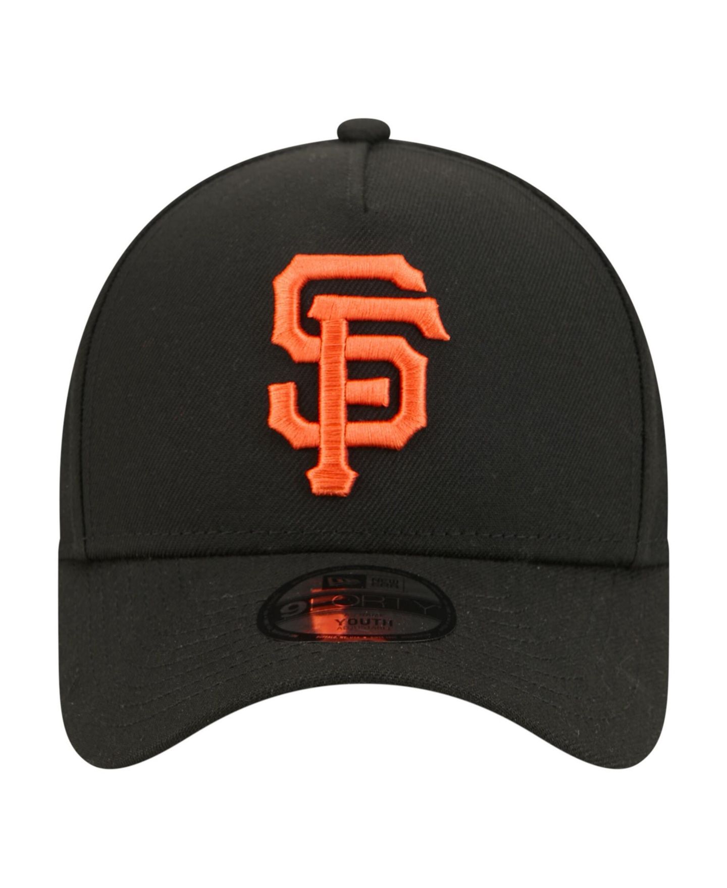 Детская бейсболка New Era San Francisco Giants 9FORTY A-Frame регулируемая, чёрная — фото 5