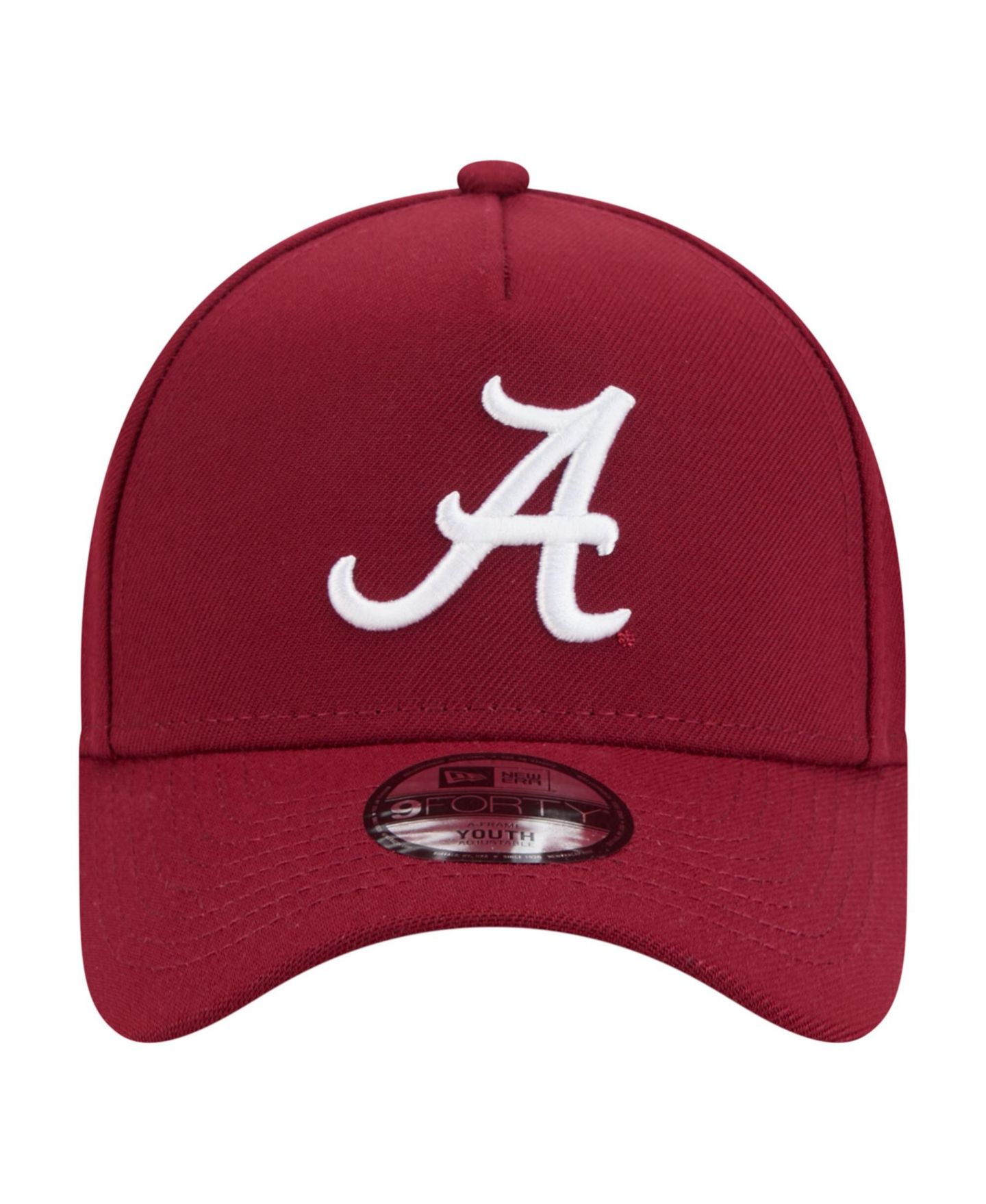 Детская кепка New Era Crimson Alabama Crimson Tide 9FORTY A-Frame Adjustable Hat — фото 5